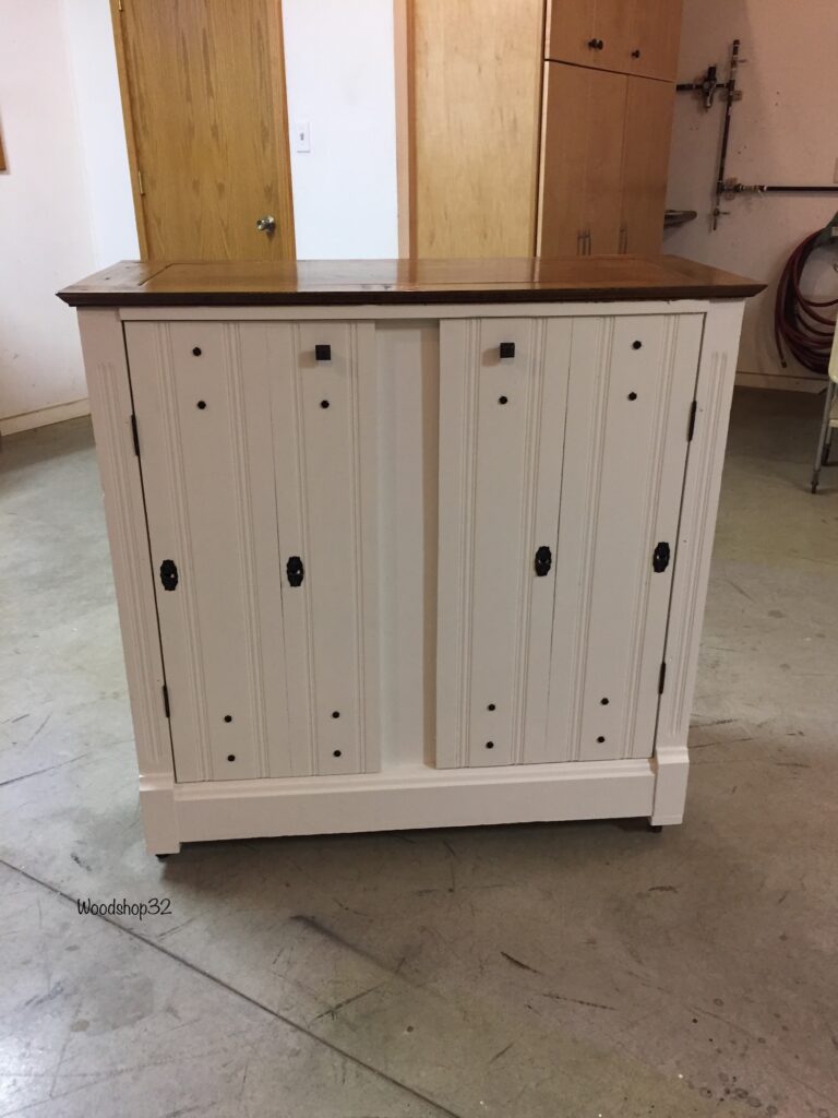repurposed farmhouse dresser cabinet