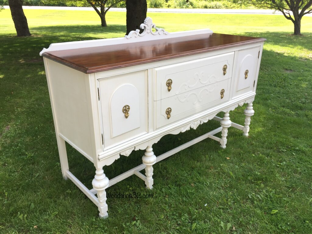 antique repurposed farmhouse buffet cabinet