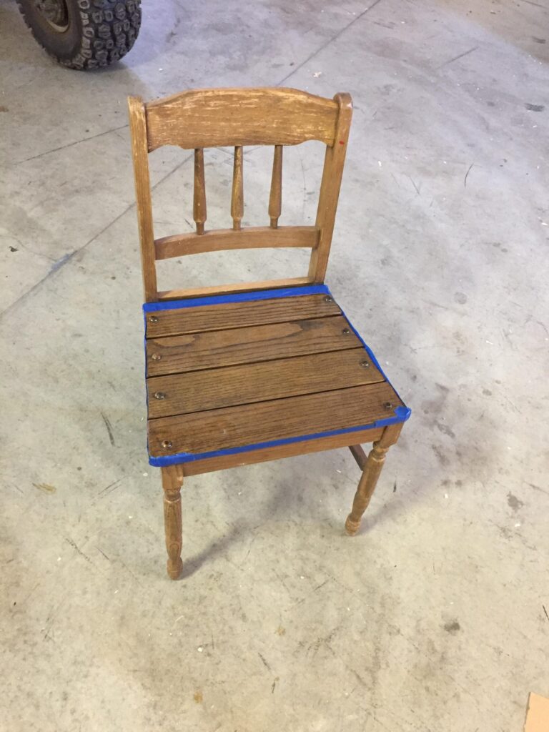 old wooden chair