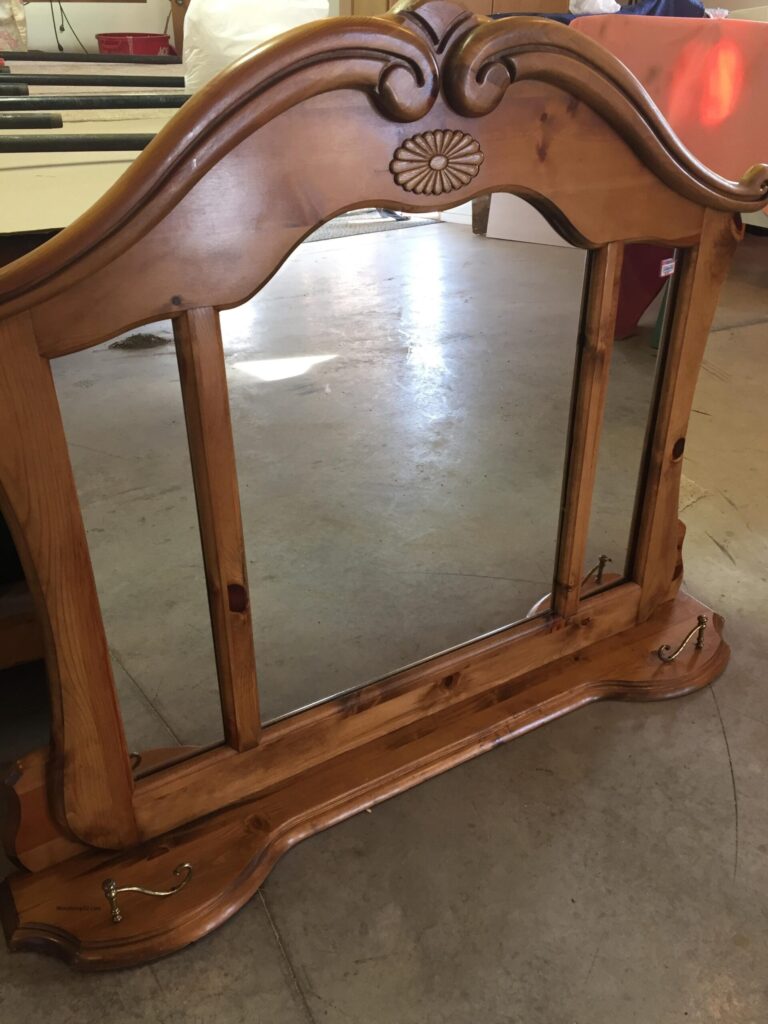 old dresser mirror attachment