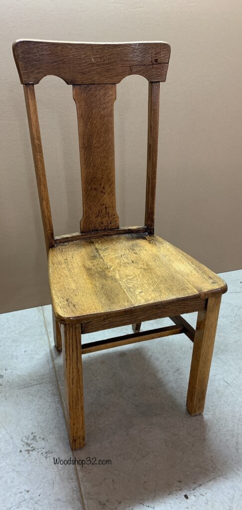 old wooden chair