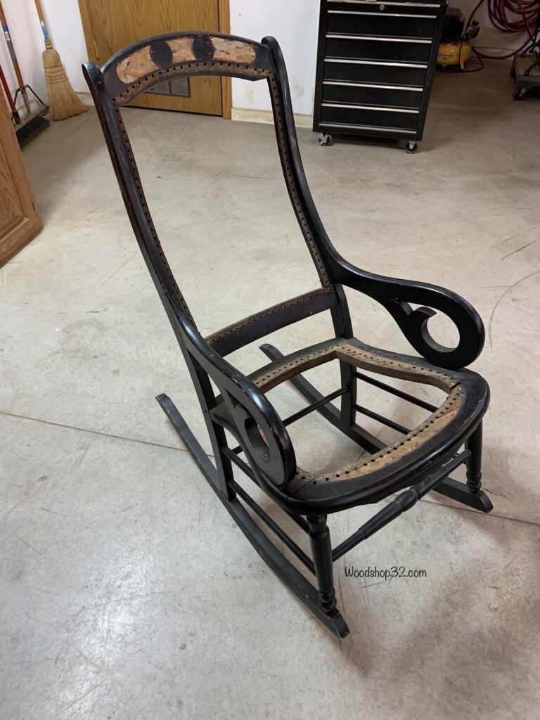 vintage rocking chair frame